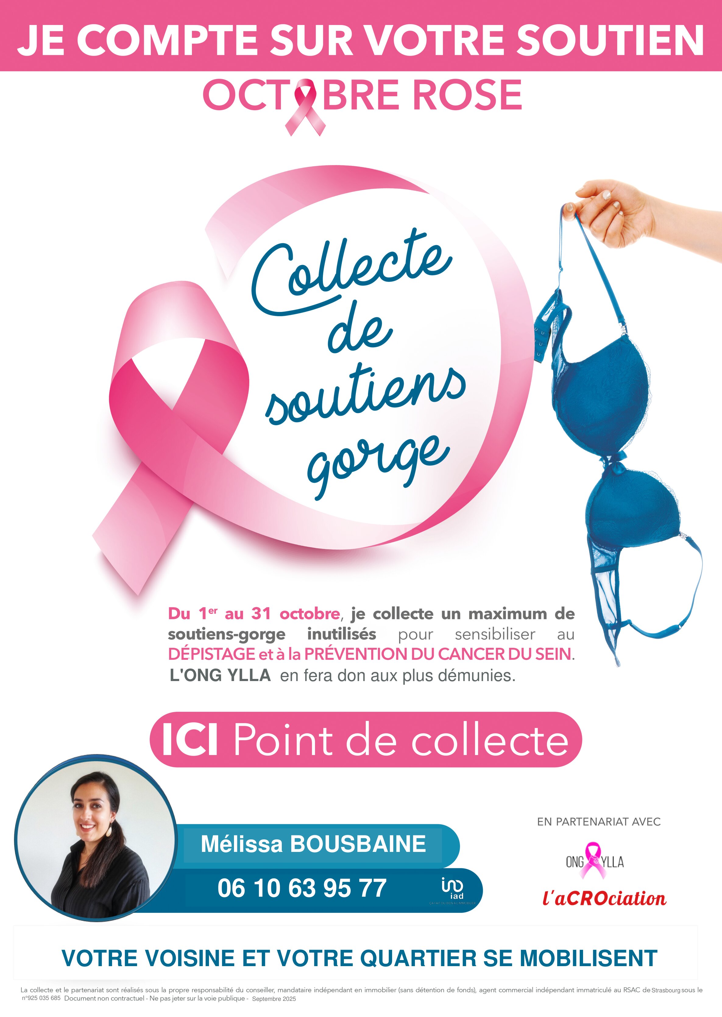 Affiche de l'opération Octobre rose